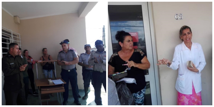 Oficiales del régimen atienden caso de estafa en Sancti Spíritus
