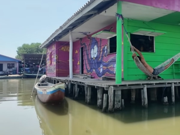 En esta zona Colombia se ubican los pueblos flotantes ; desafían el clima y la tierra firme