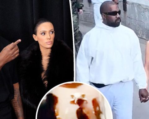 Kanye West and Bianca Censori
