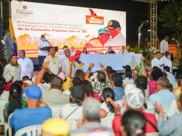 President Petro installs the committees for the 'yes' to the popular consultation