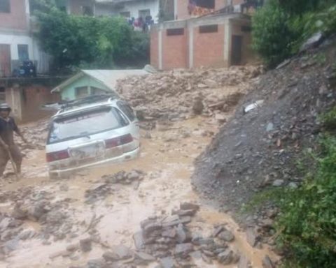 Rains in La Paz: Las Mercedes is again under the mud
