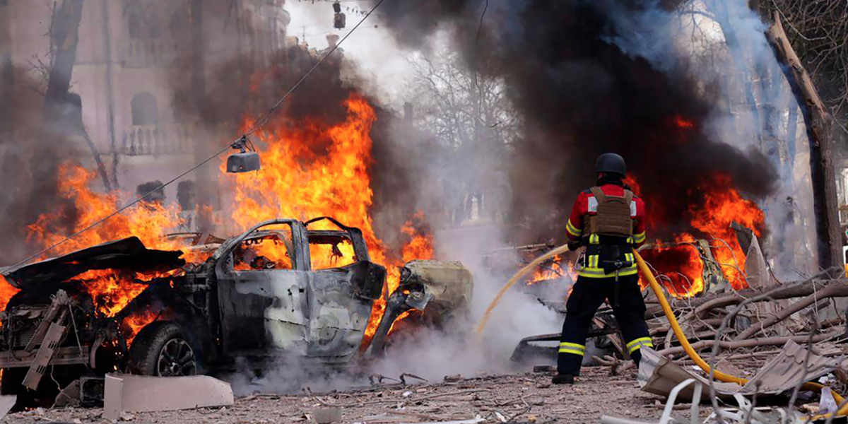 Russian bombing that leaves 34 dead in Ukraine generates sentences from the United States and Europe