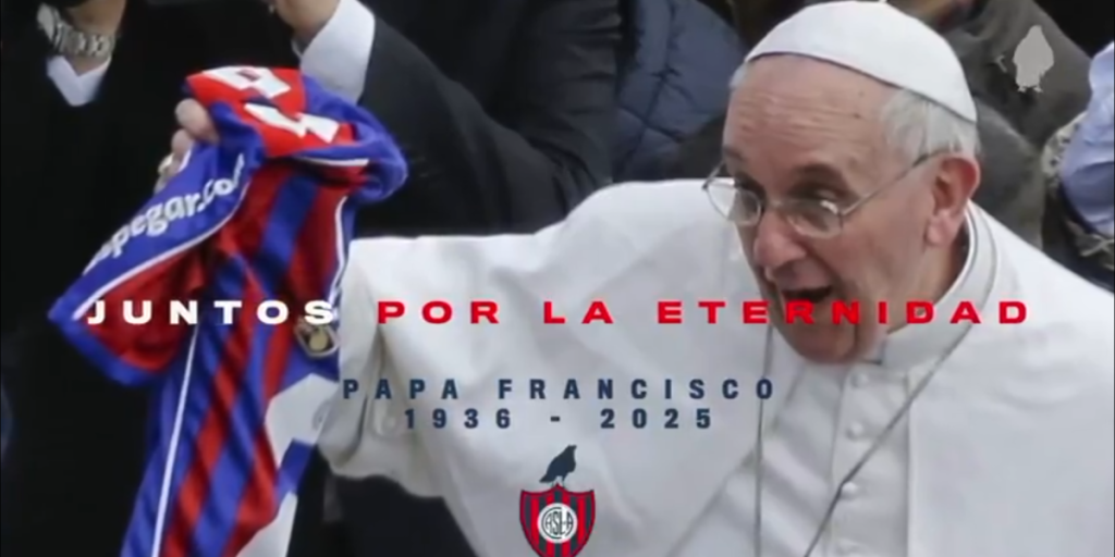 San Lorenzo's emotional farewell to Pope Francis