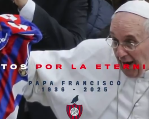 San Lorenzo's emotional farewell to Pope Francis