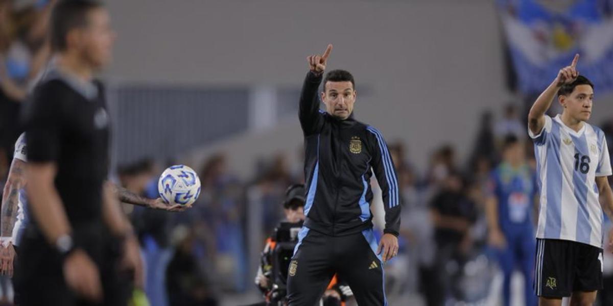 Scaloni: "I apologize to Raphinha because I know he did not do it on purpose"