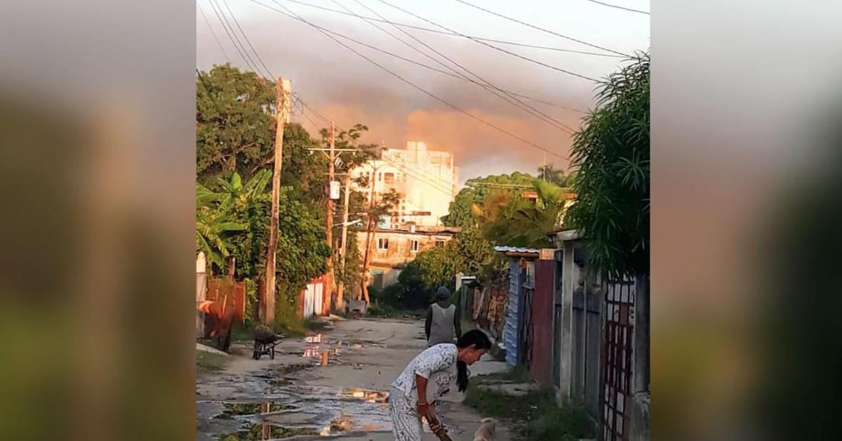 The Guido Pérez brewery is set in fire, in the Havana municipality of Cotorro