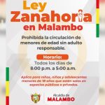 They restrict circulation of minors in Malambo, Atlantic, through 'Carrot Law'
