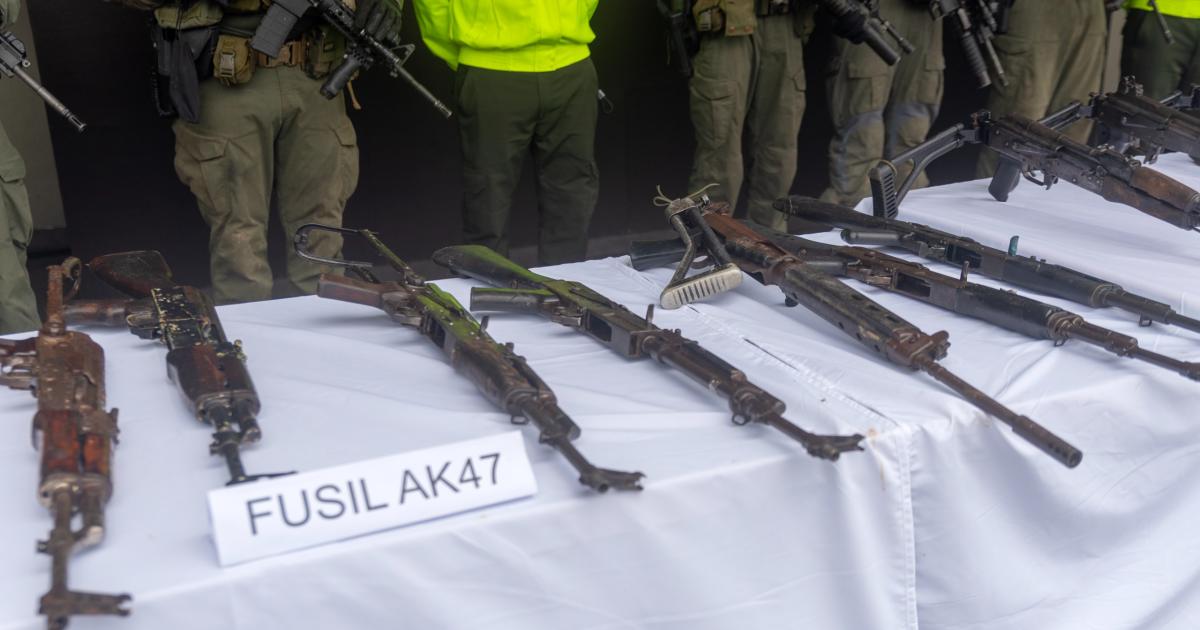 They seize arsenal to the Gulf Clan in Norte de Santander