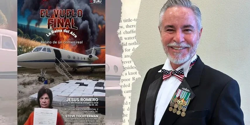 El exoficial de inteligencia naval Jesús Romero, autor del libro "El vuelo final: La Reina del Aire"