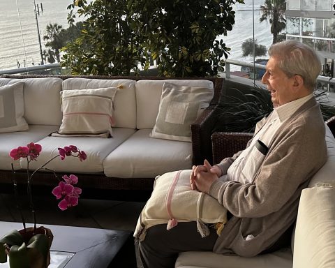 This was the last appearance of Mario Vargas Llosa before death