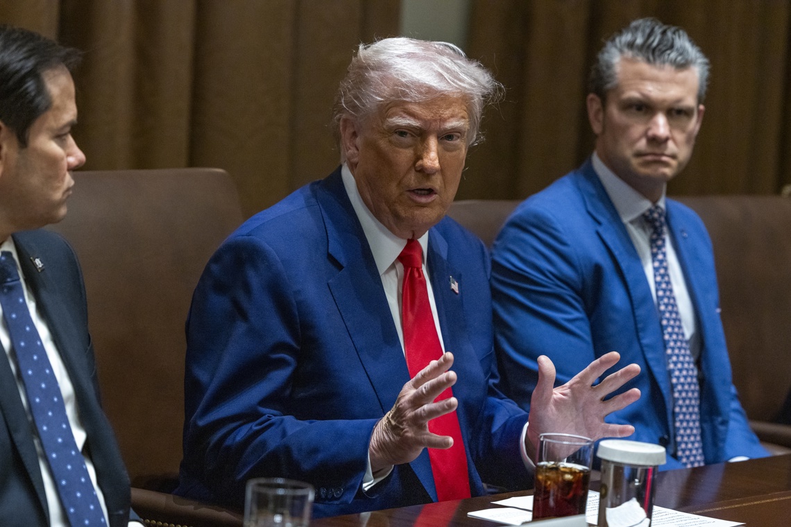 Trump exempts telephones, computers and other electronic equipment.