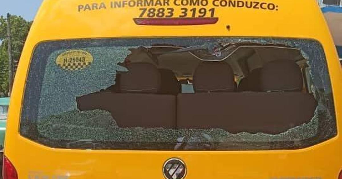 Arrested the woman who stoned a foton in Havana and fled