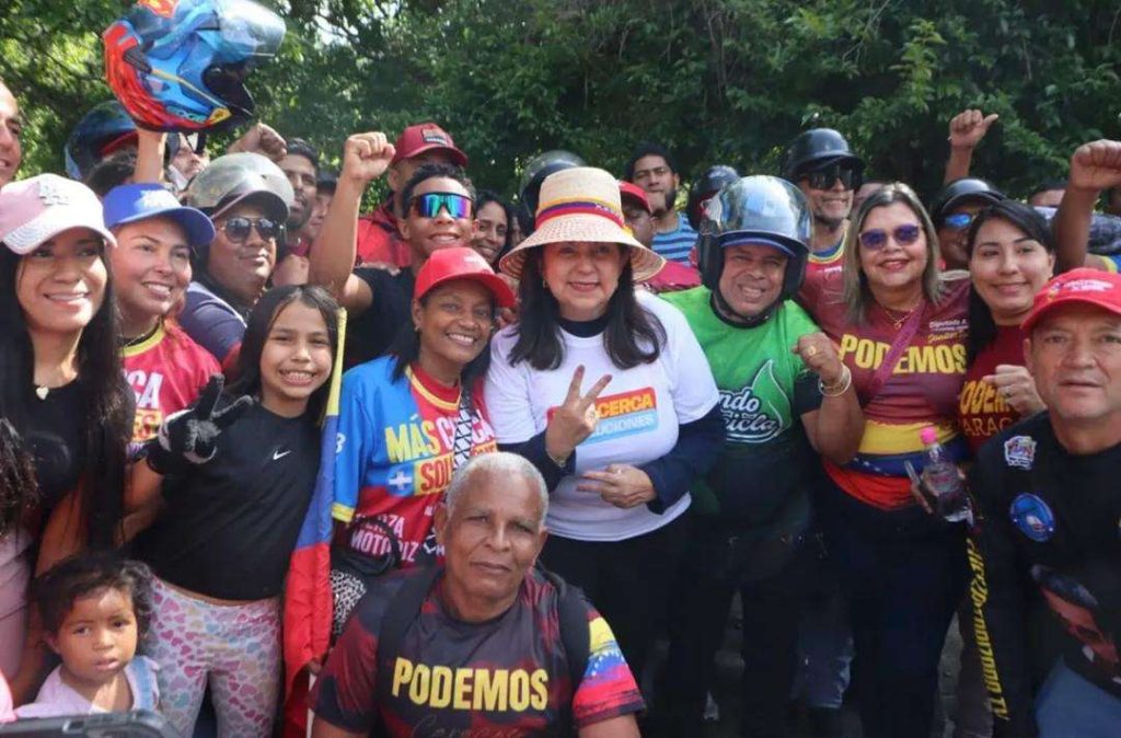 Candidate Carmen Meléndez closes campaign in Caracas