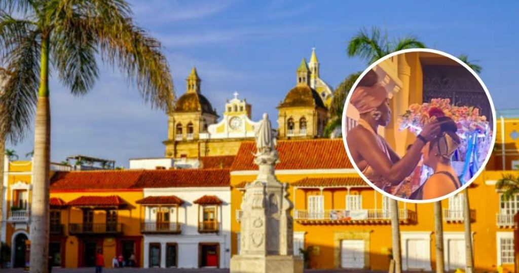 Cartagena: controversy by informal seller of turns in public space of the historic center