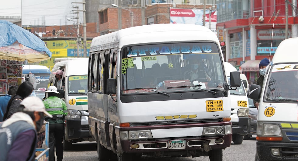 Chaos for change of unauthorized routes in the transport of Huancayo