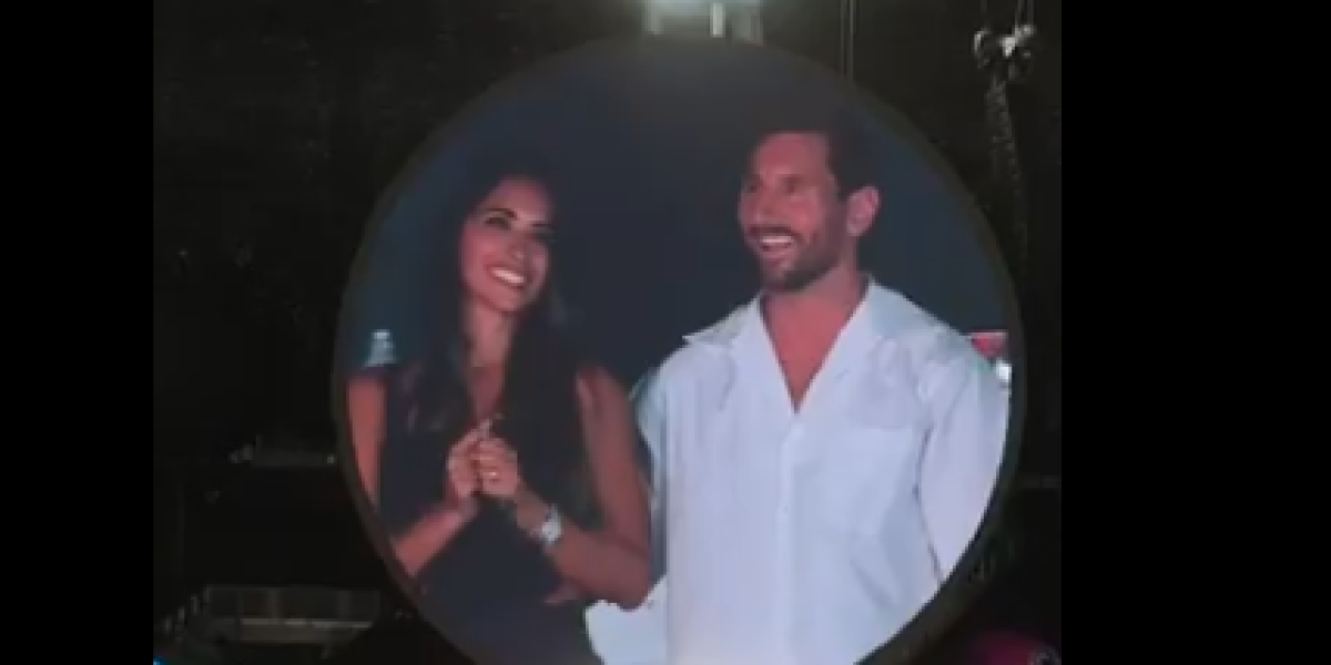 Coldplay does it again: Messi and Antonella, surprised by the Kiss Cam!