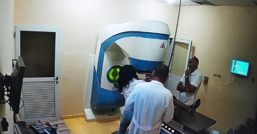 Cuba got three cobalt-60 radiotherapy teams for cancer patients in Canada