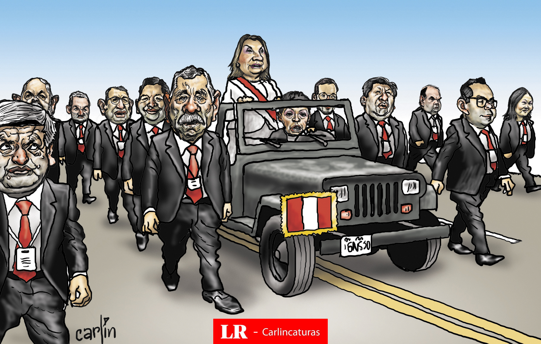 Dina Boluarte allies parade: Charlinco shows who continues to defend the president