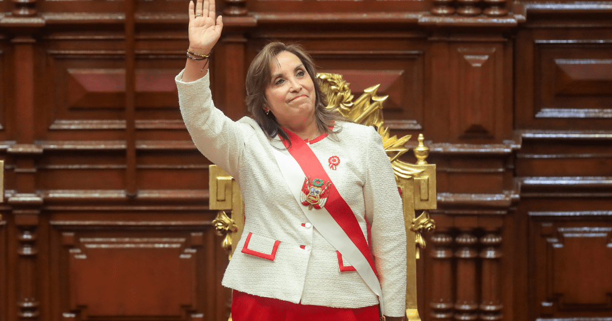 Dina Boluarte culminates her last message to the nation before Congress with low approval and amid protests