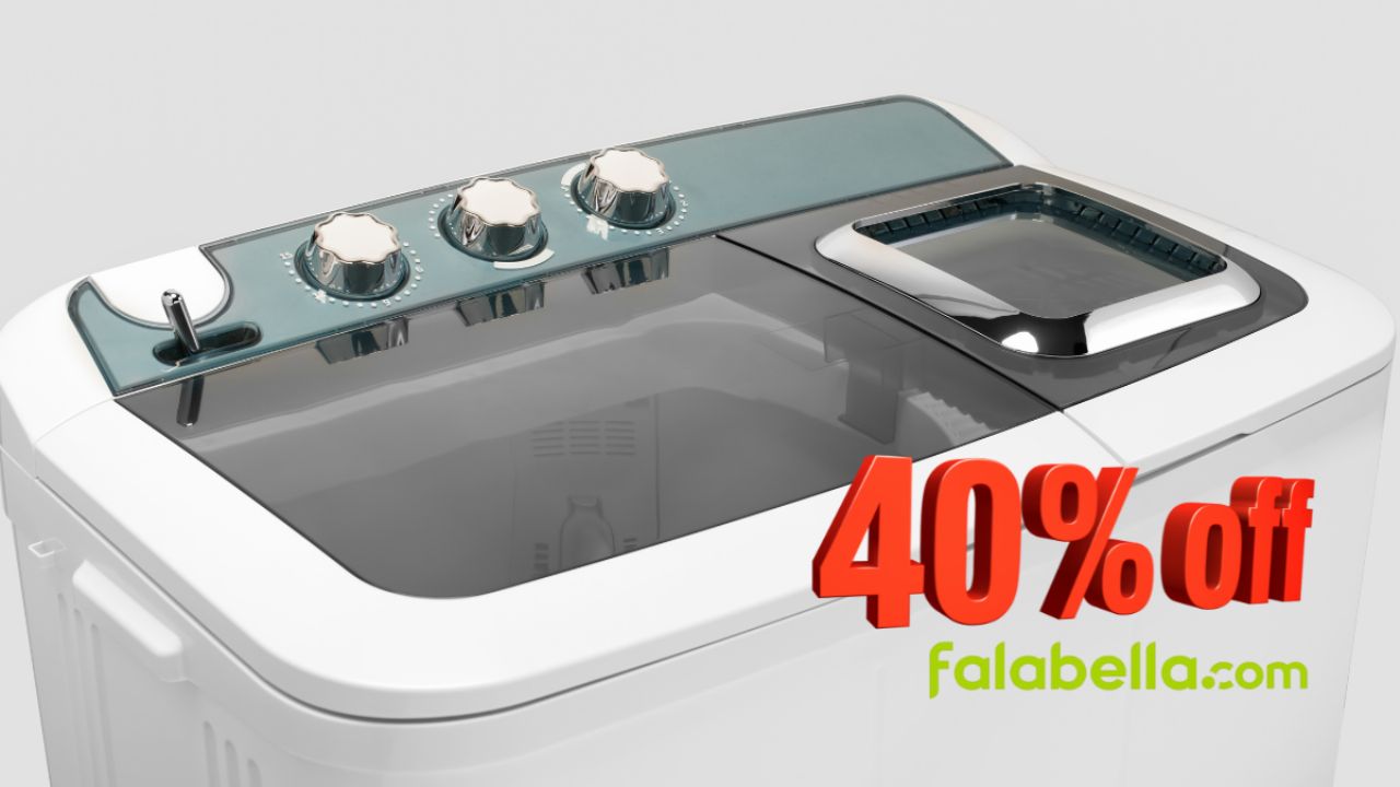 Falabella finishes this powerful automatic washing machine with almost 40% discount