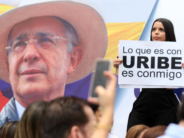 Former government officials Duque express support for former president Álvaro Uribe