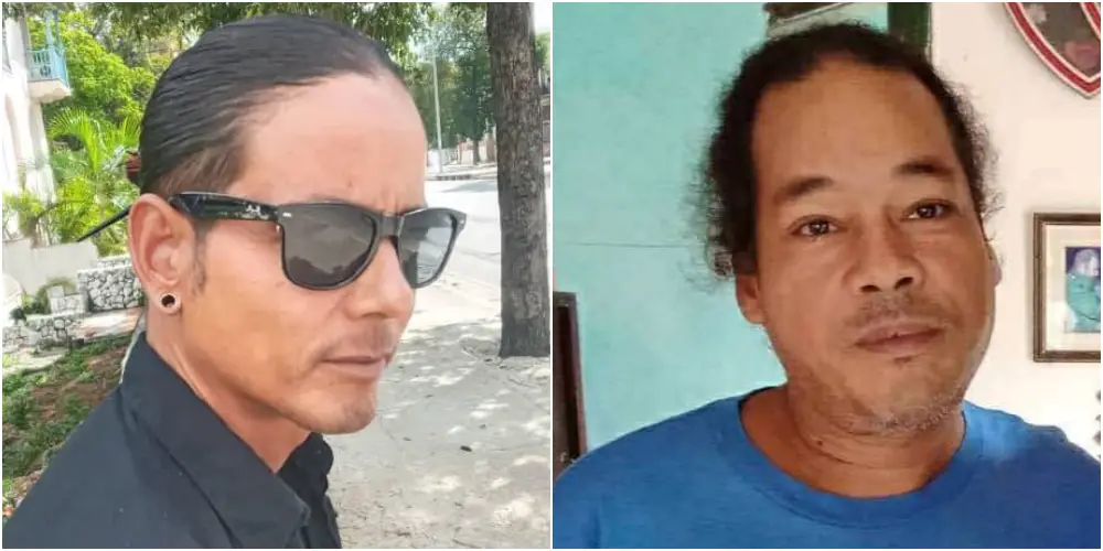 Yoel Cruz (izquierda) y su hermano, Yoan Cruz