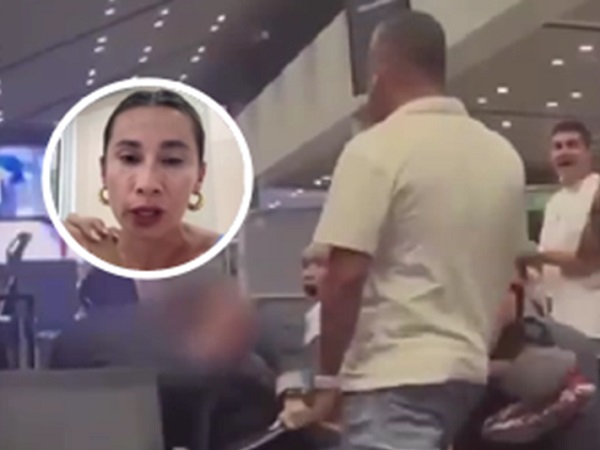 Hombre agredió a mujer en el aeropuerto El Dorado.