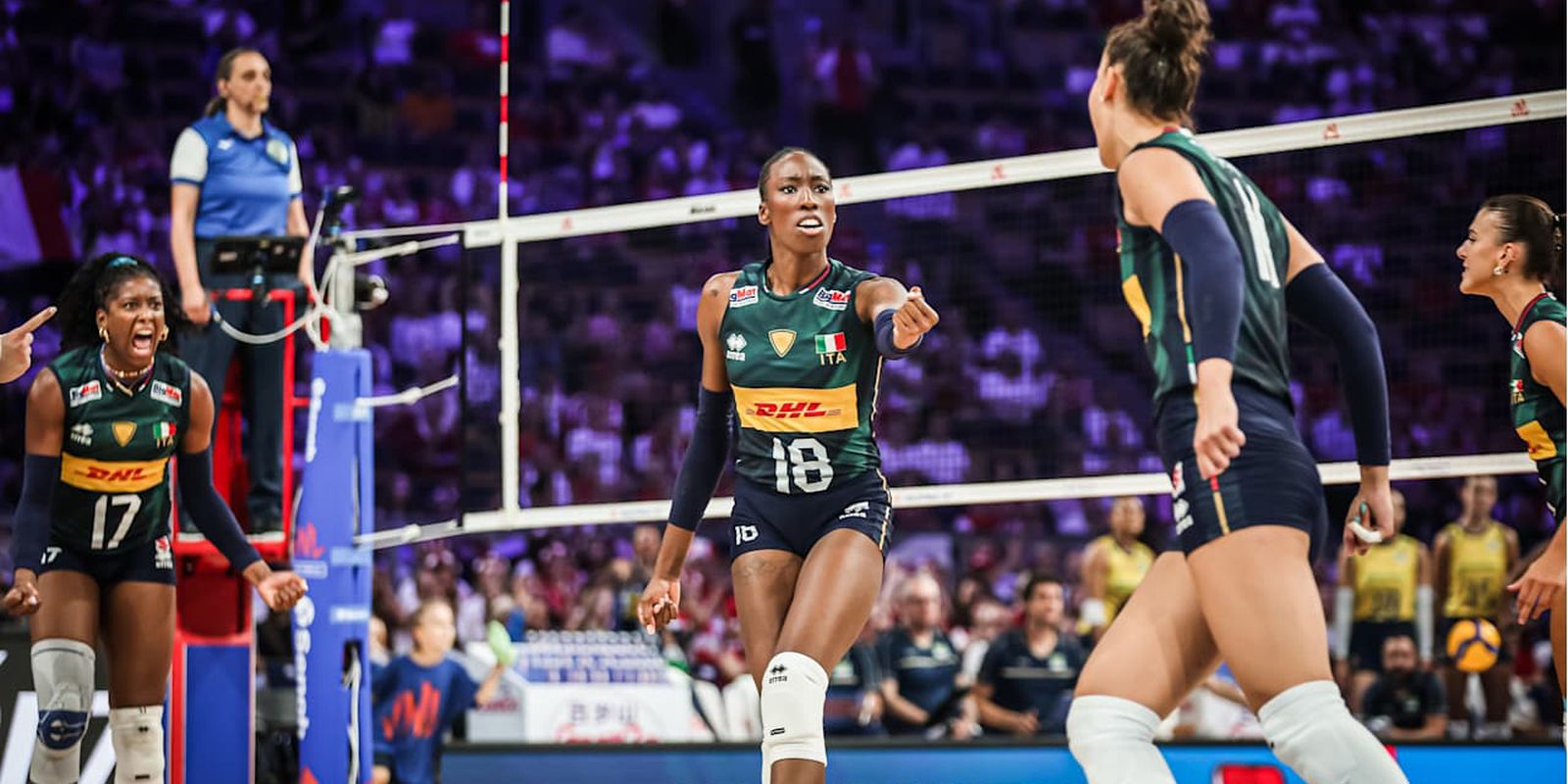 Italy Vira, is 3-1 and Brazil gets the vice in the League of Nations