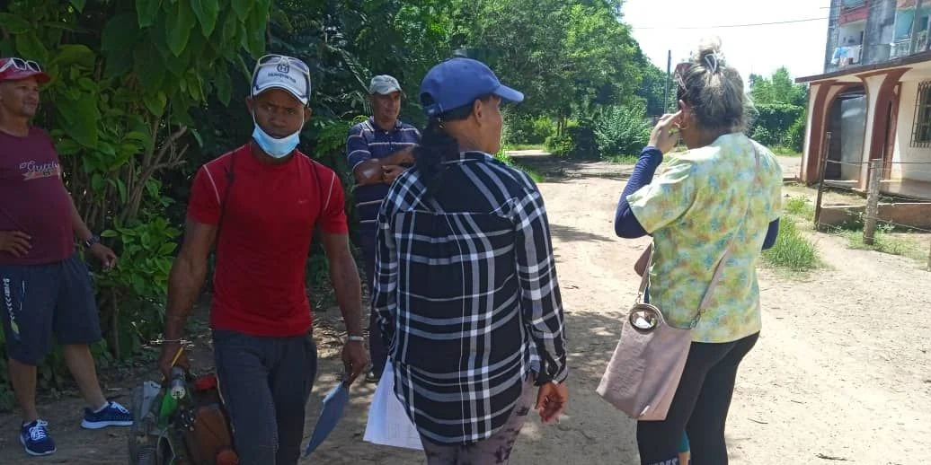 Vecinos del consejo popular España Republicana, del municipio Perico, en Matanzas