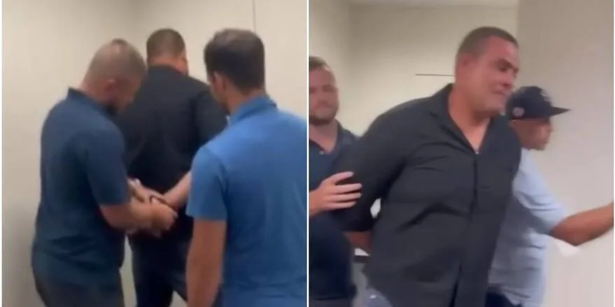 Momento de la detención de Didie Espinosa