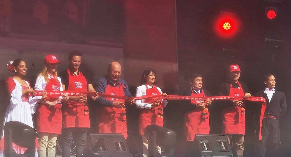 Minister Desilú León inaugurated the Peru Gastronomic Fair, Merry Tacna Tacna