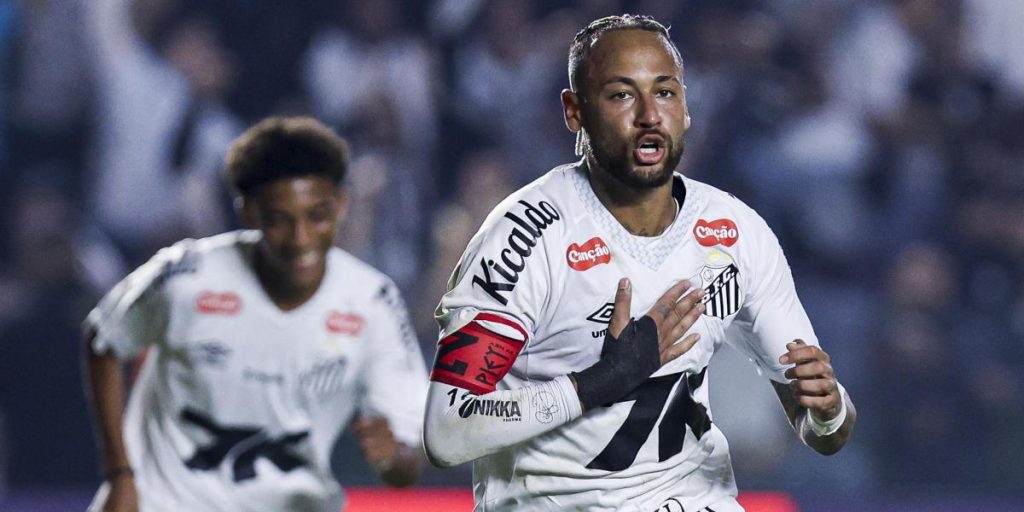 Neymar gives the victory to Santos against Flamengo