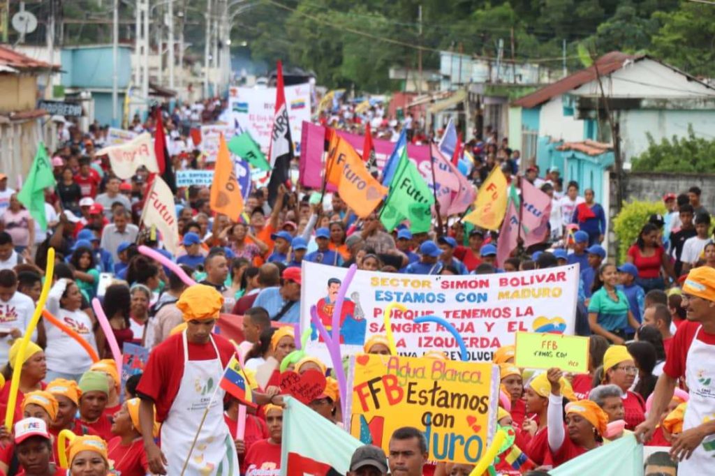 Pueblo marches on Monday in honor of Chávez and Maduro Electoral Victoria