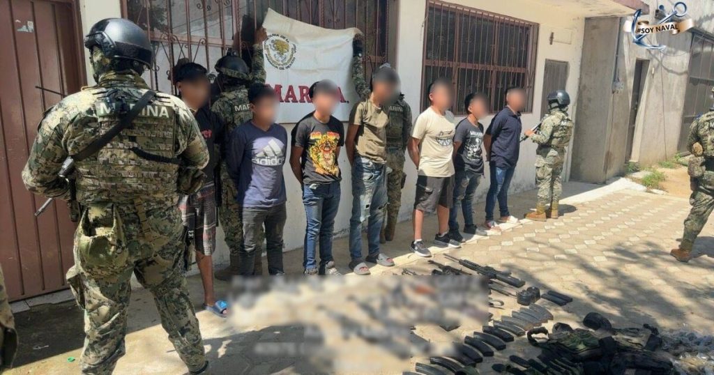 Seven violence generators are arrested in Coyuca, Guerrero