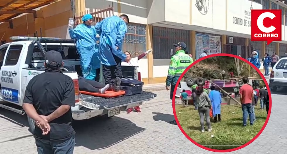 Tarma: Molina Bus Bus turns and leaves serious injuries