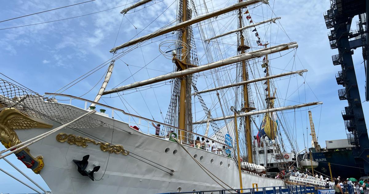 The floating ambassador of Colombia in the waters of the world arrives in Santa Marta in its 500 years