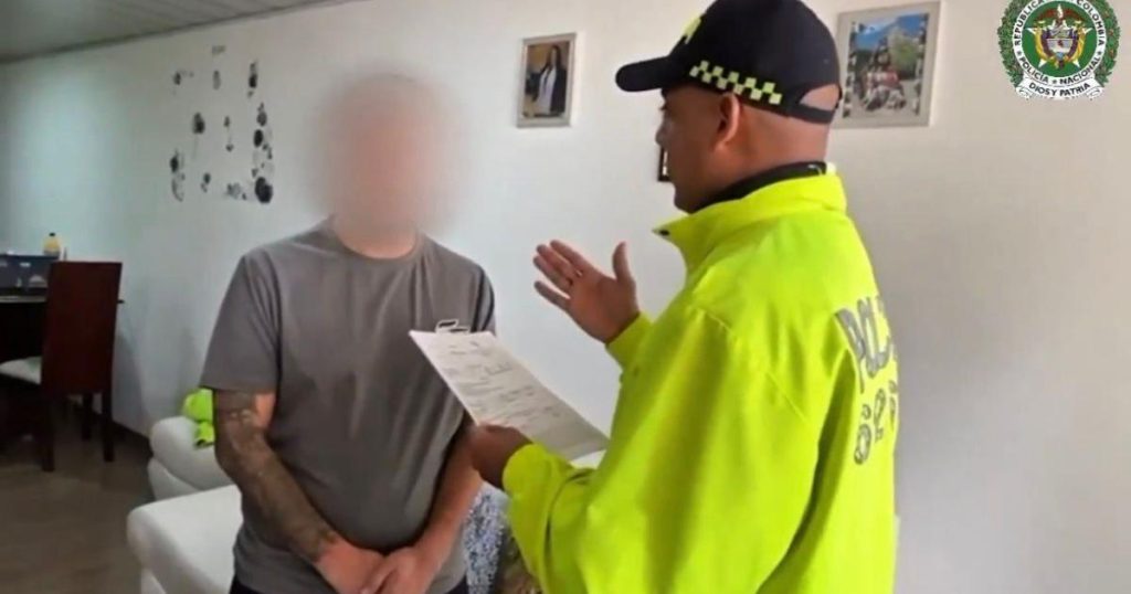 They capture in Bogotá the alleged perpetrator of the Attack at Cali: aka 'Javier' fell after operation of the National Police