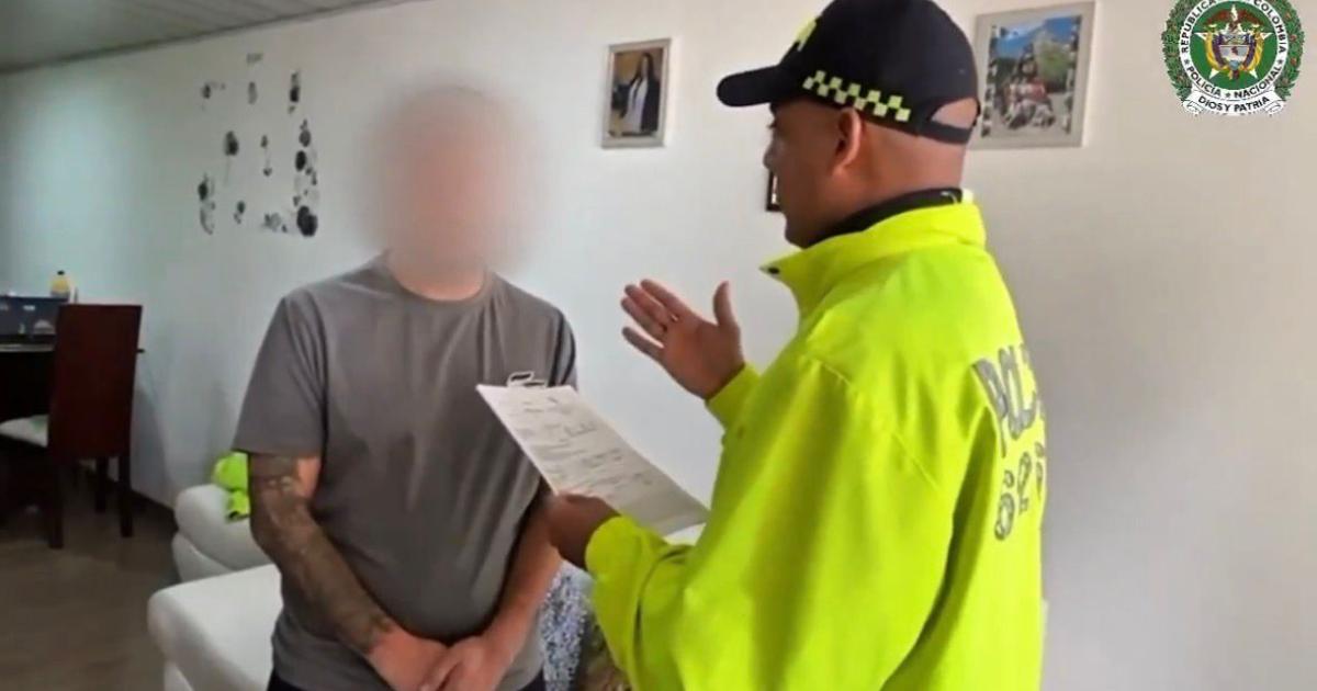 They capture in Bogotá the alleged perpetrator of the Attack at Cali: aka 'Javier' fell after operation of the National Police