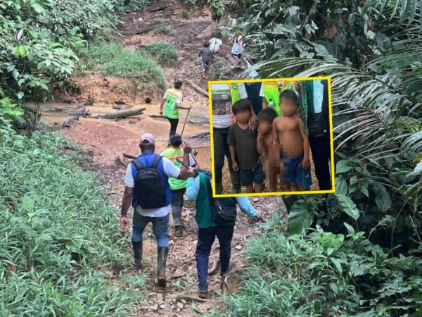 Three little brothers survived three days in thick jungle: they would have fled for fear of armed group intimidation
