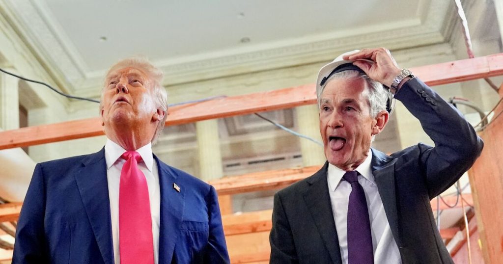 Trump visits the Fed headquarters and says he won't fire Powell