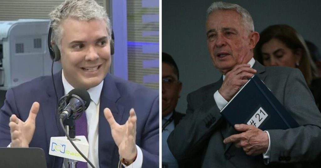 "Álvaro Uribe Vélez has been an impeccable man": Iván Duque is pronounced after failure against the former president