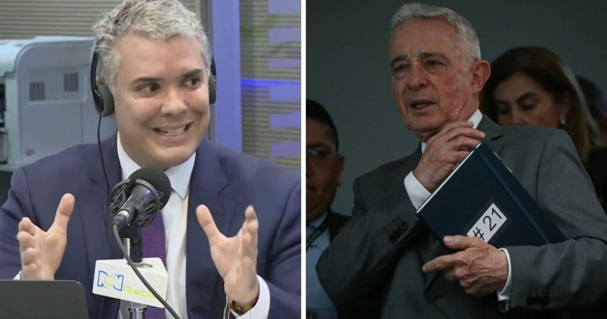 "Álvaro Uribe Vélez has been an impeccable man": Iván Duque is pronounced after failure against the former president