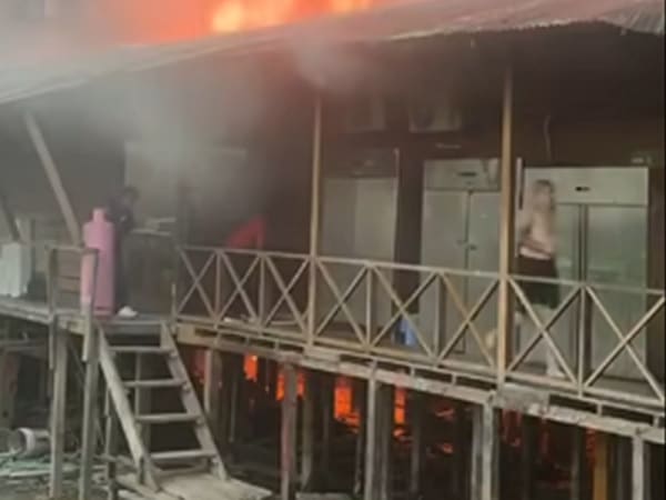 Incendio en hotel On Vacation en Amazonas.