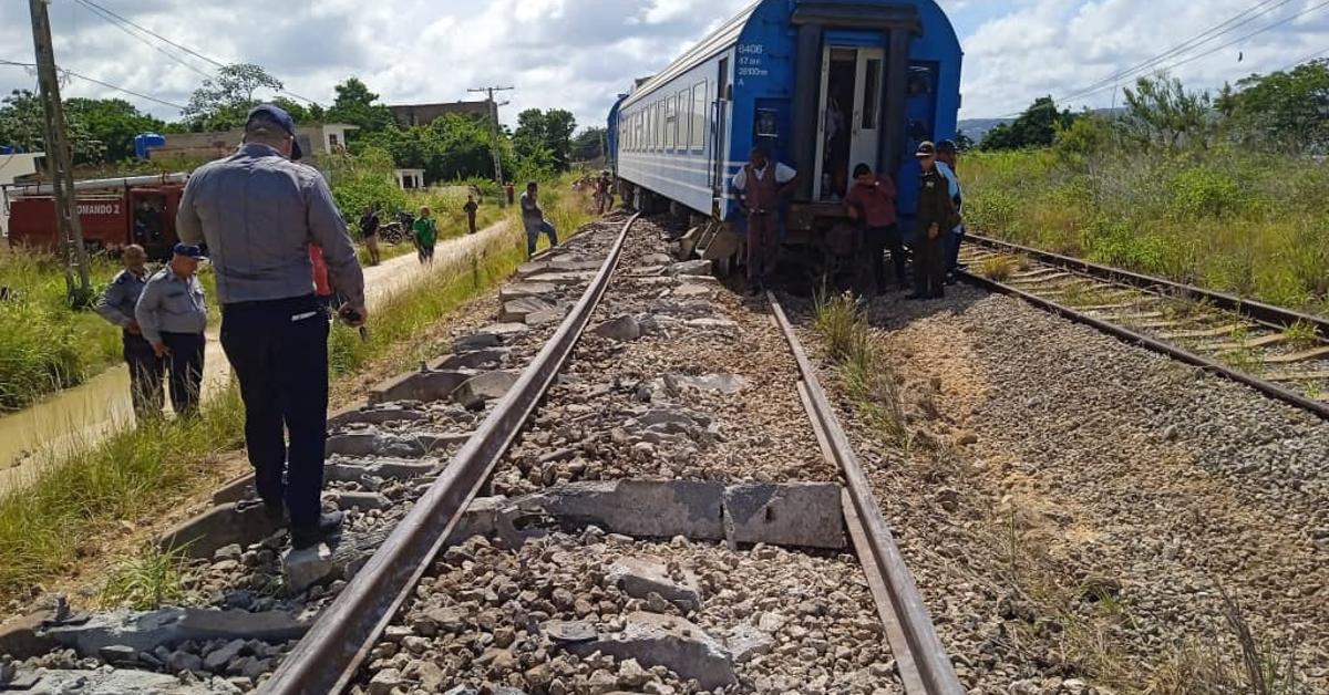 A railway accident in Matanzas leaves three minor injuries