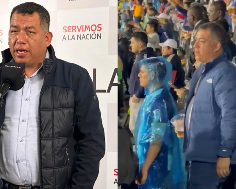 And work? Congressman Darwin Espinoza is captured in Ecuador during Alianza Lima party