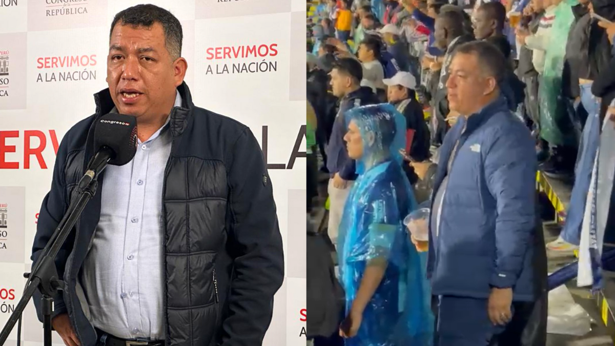 And work? Congressman Darwin Espinoza is captured in Ecuador during Alianza Lima party