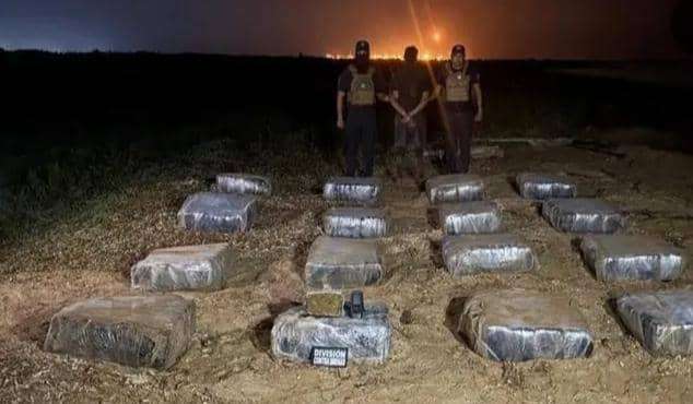 Apared man with 800 marijuana wrappers