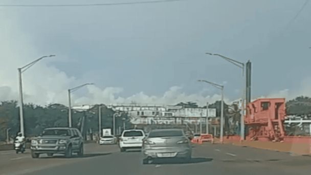 Authorities opened the floating bridge