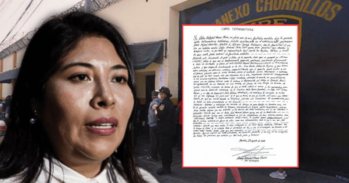 Betssy Chávez will comply with dry hunger strike and will not allow you to provide medical attention