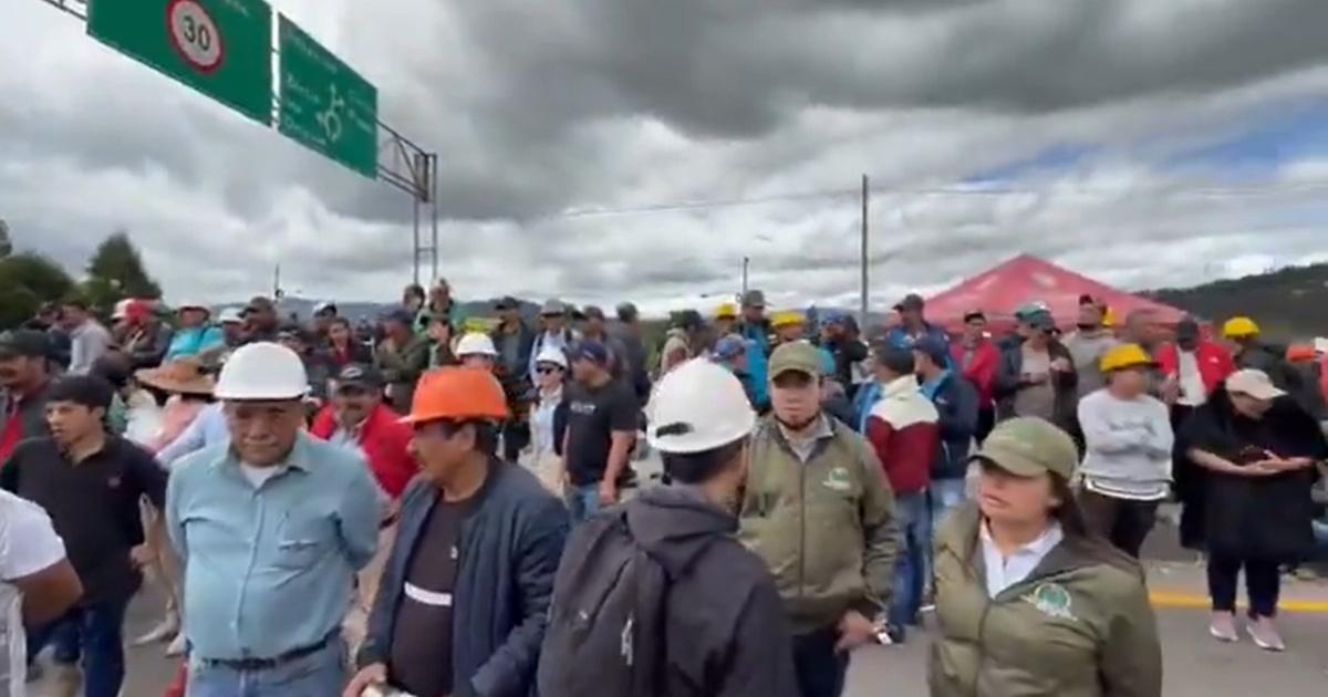 Boyacá miners denounce abandonment of the government and maintain indefinite strike